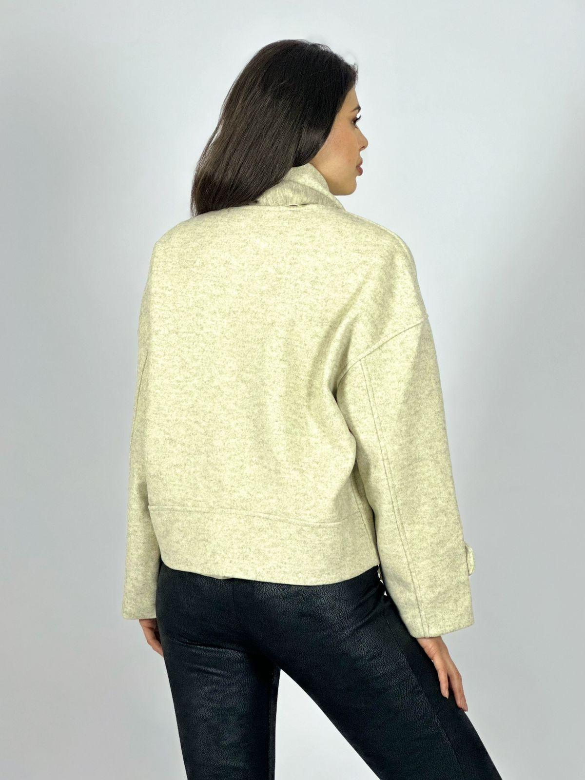 Chaqueta Paño con Bufanda Camel