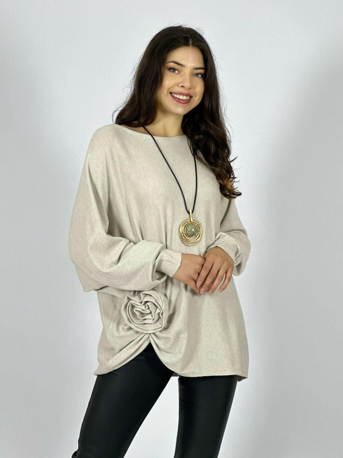 Sweater Spandex Rosa