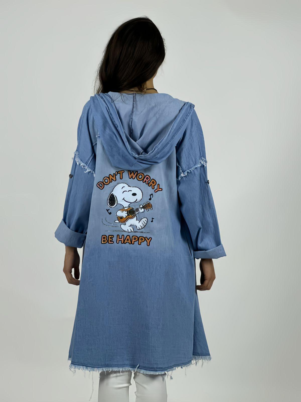 Blusón Mezclilla Snoopy Be Cool