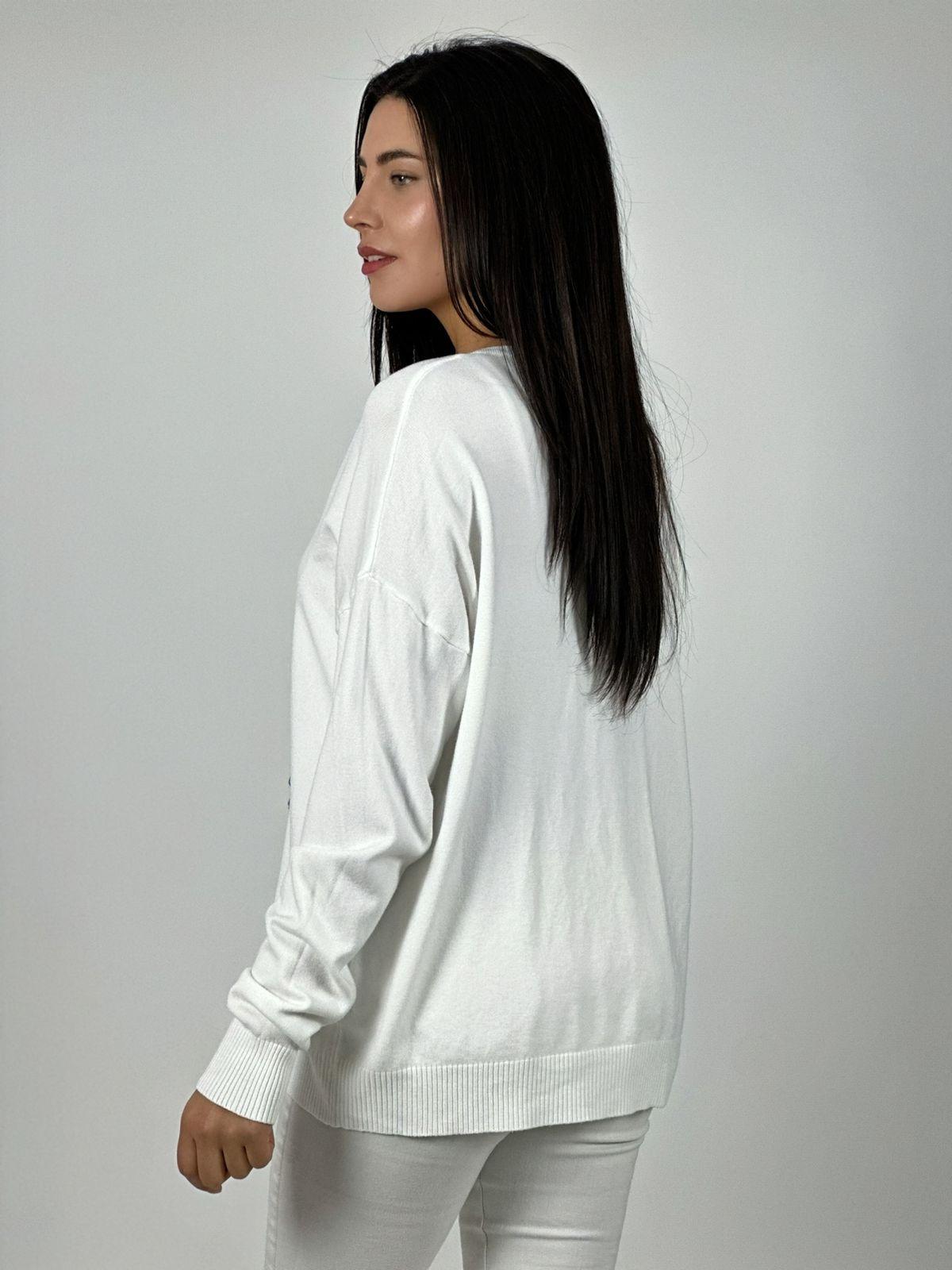 Sweater Spandex Diseño Osito Brillante