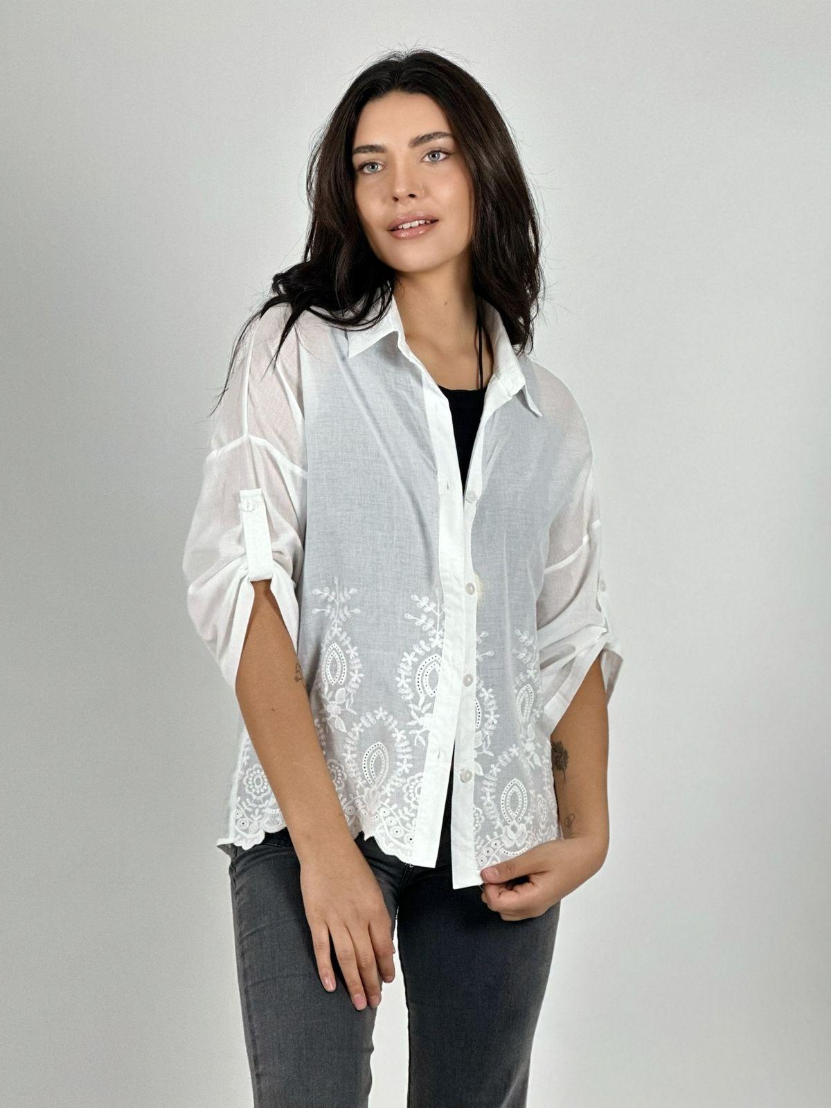 Blusa Bordado Boho Broderi