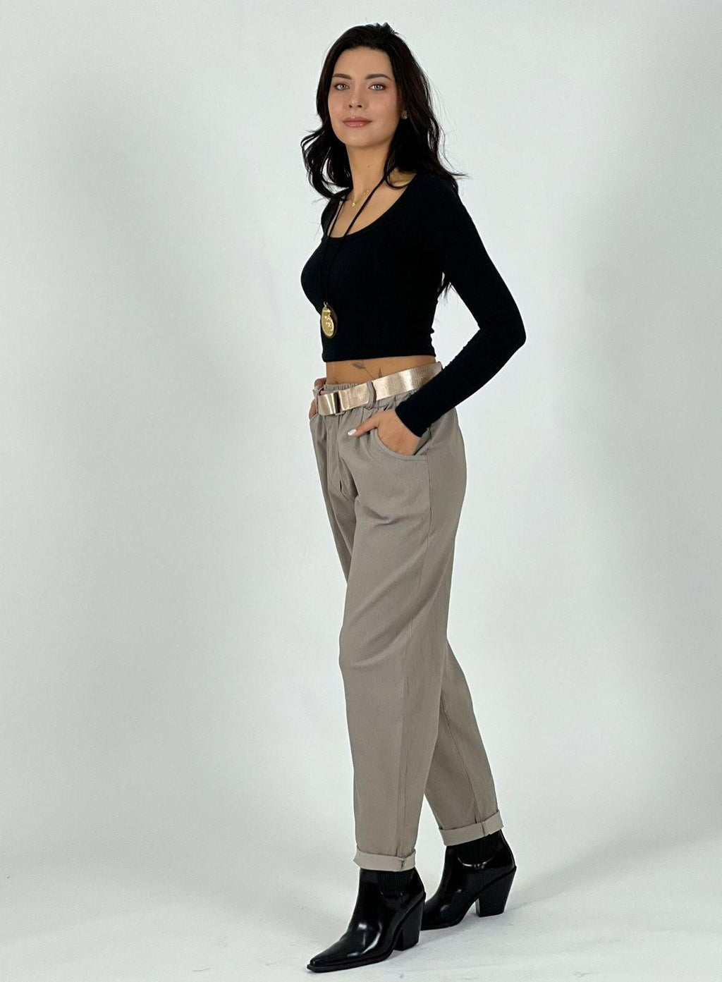 Jogger Italiano con Cinturón