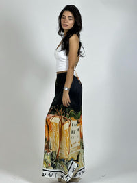 Palazzo Satín Estampado