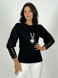 Polera Lanilla Manga Princesa