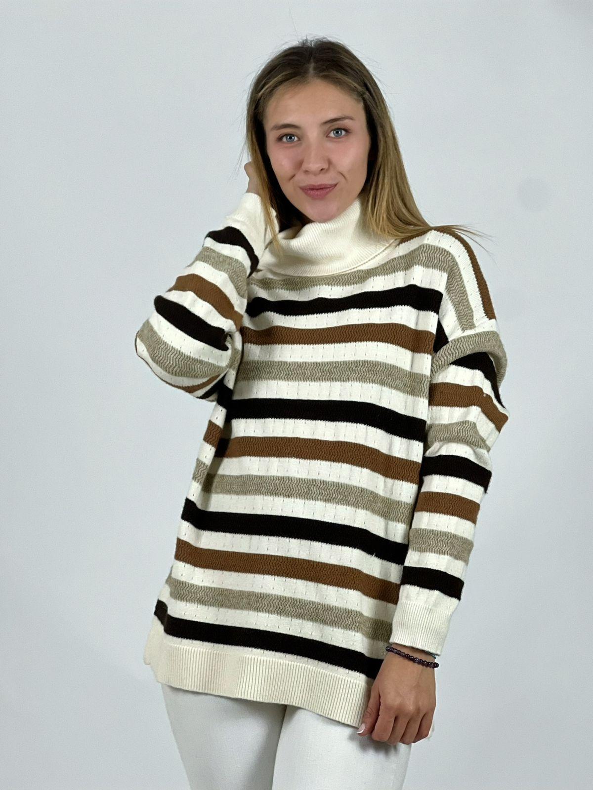 Sweater Lana Lineas Horizontales
