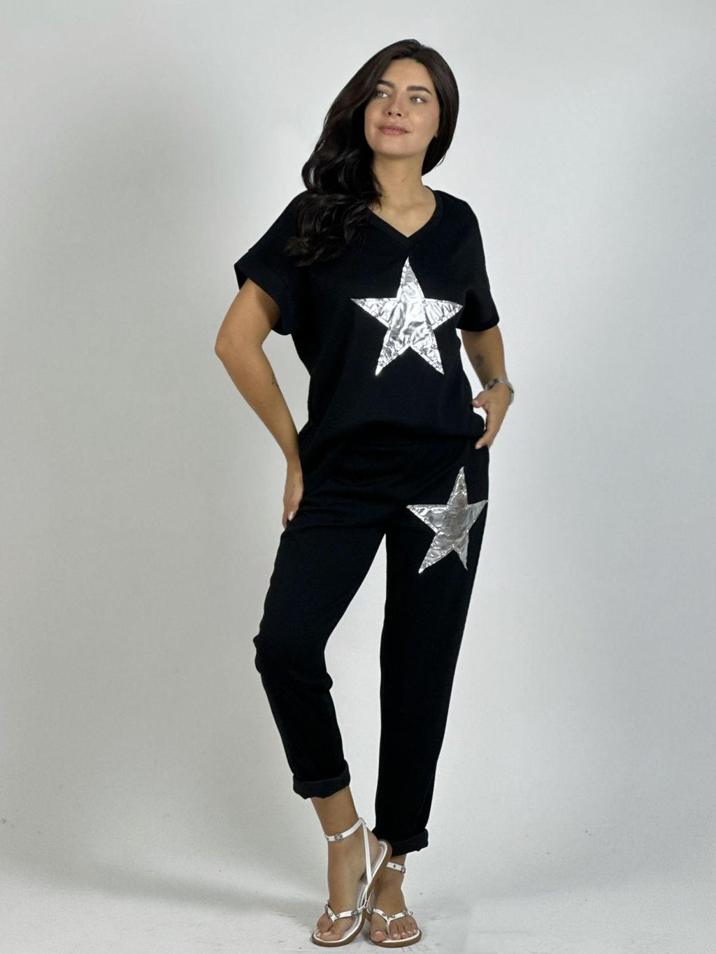 Polera de Algodón Con Estrella