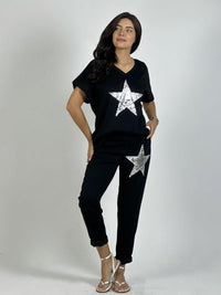 Polera de Algodón Con Estrella