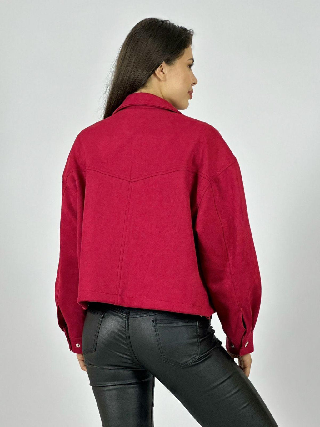 Chaqueta Gamuza Forrada Bolsillos Cargo