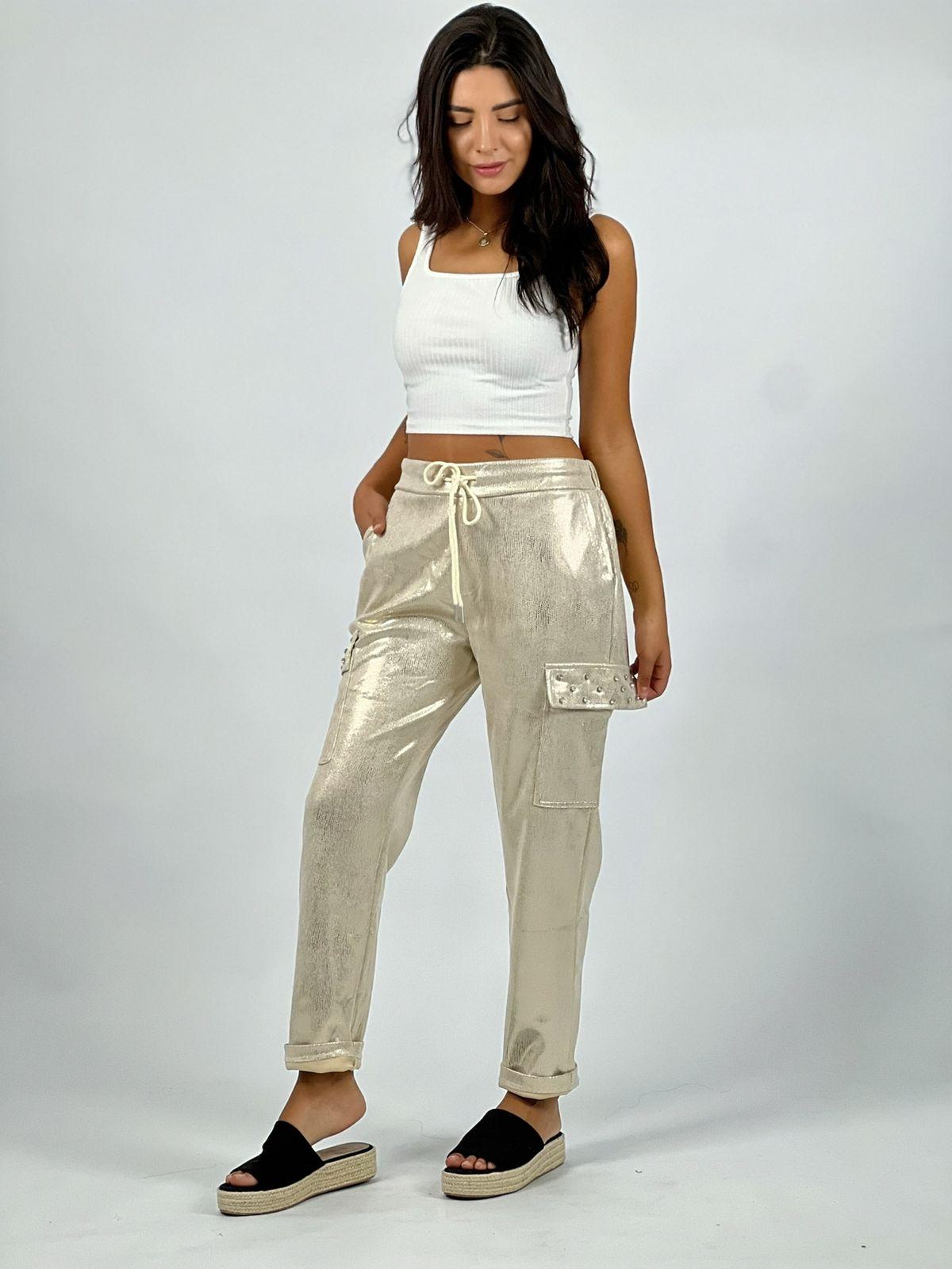 Jogger Elasticado Con Bolsillos Cargo