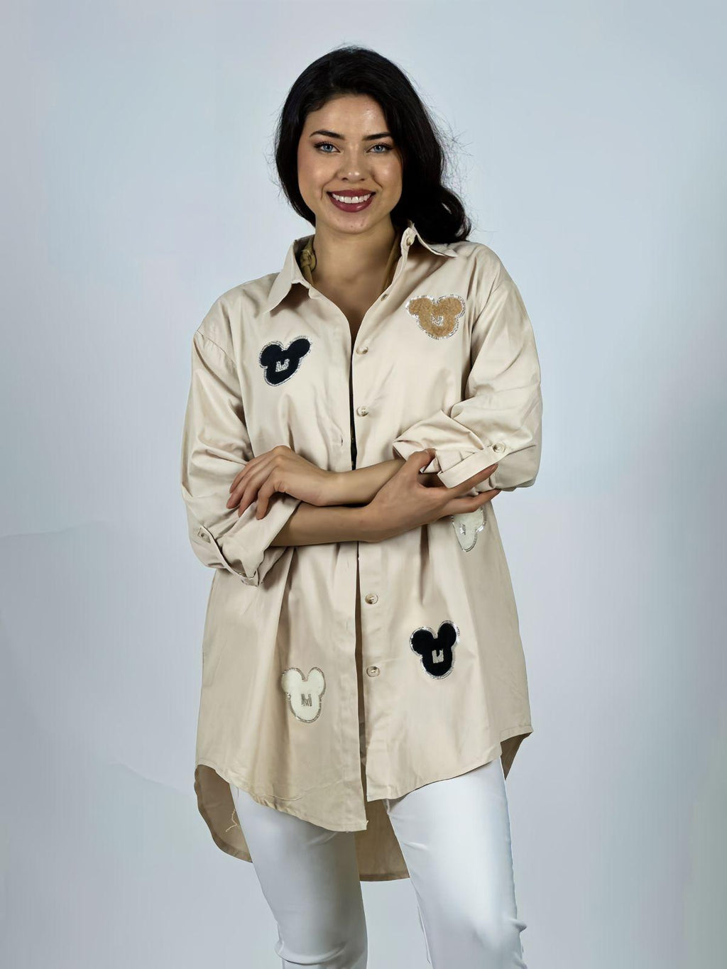 Blusón Mickey Brillantes