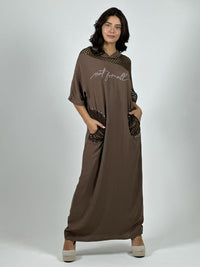 Vestido Lino Largo Holgado