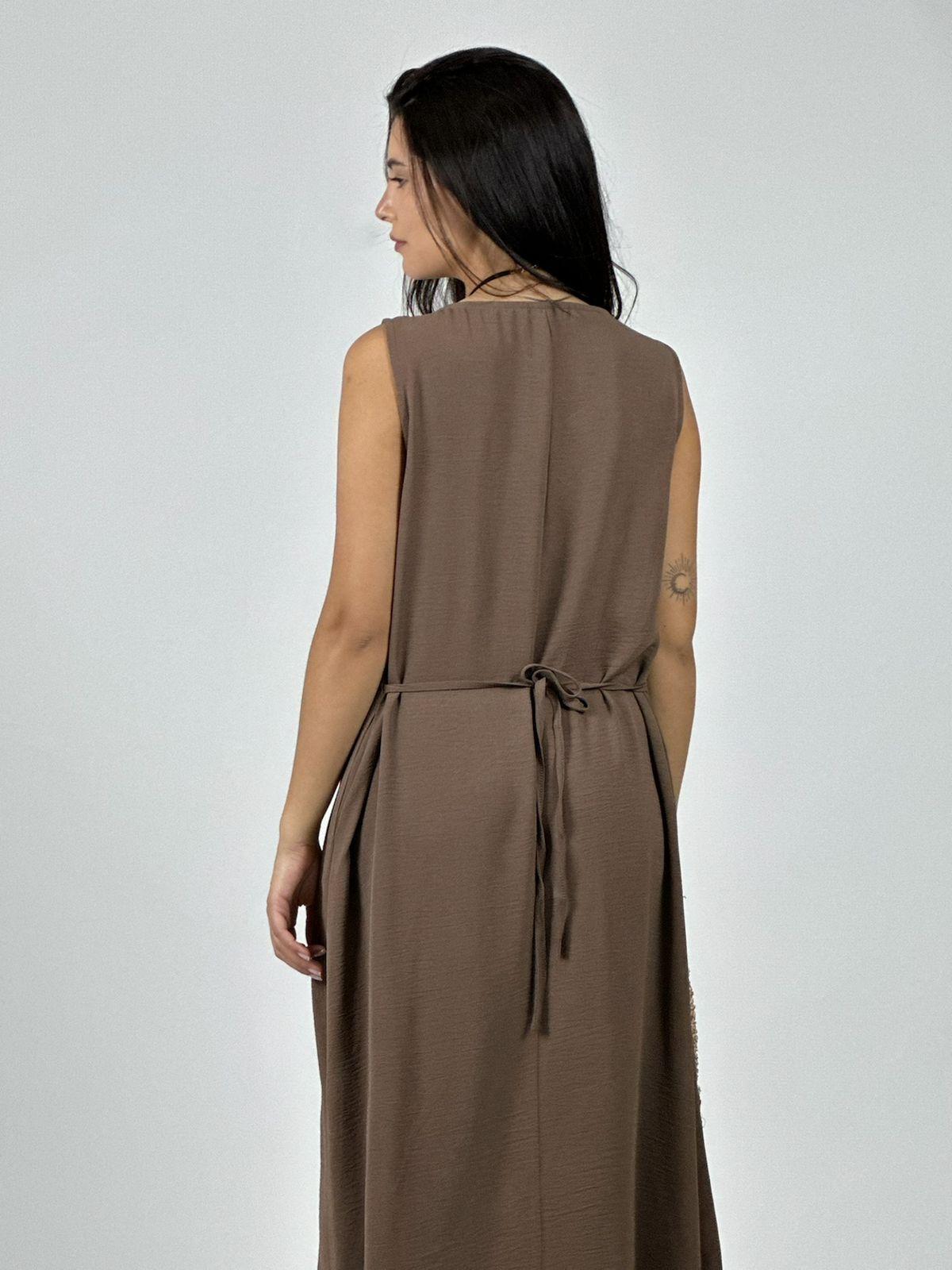 Vestido Crepé  Estrella Brillante