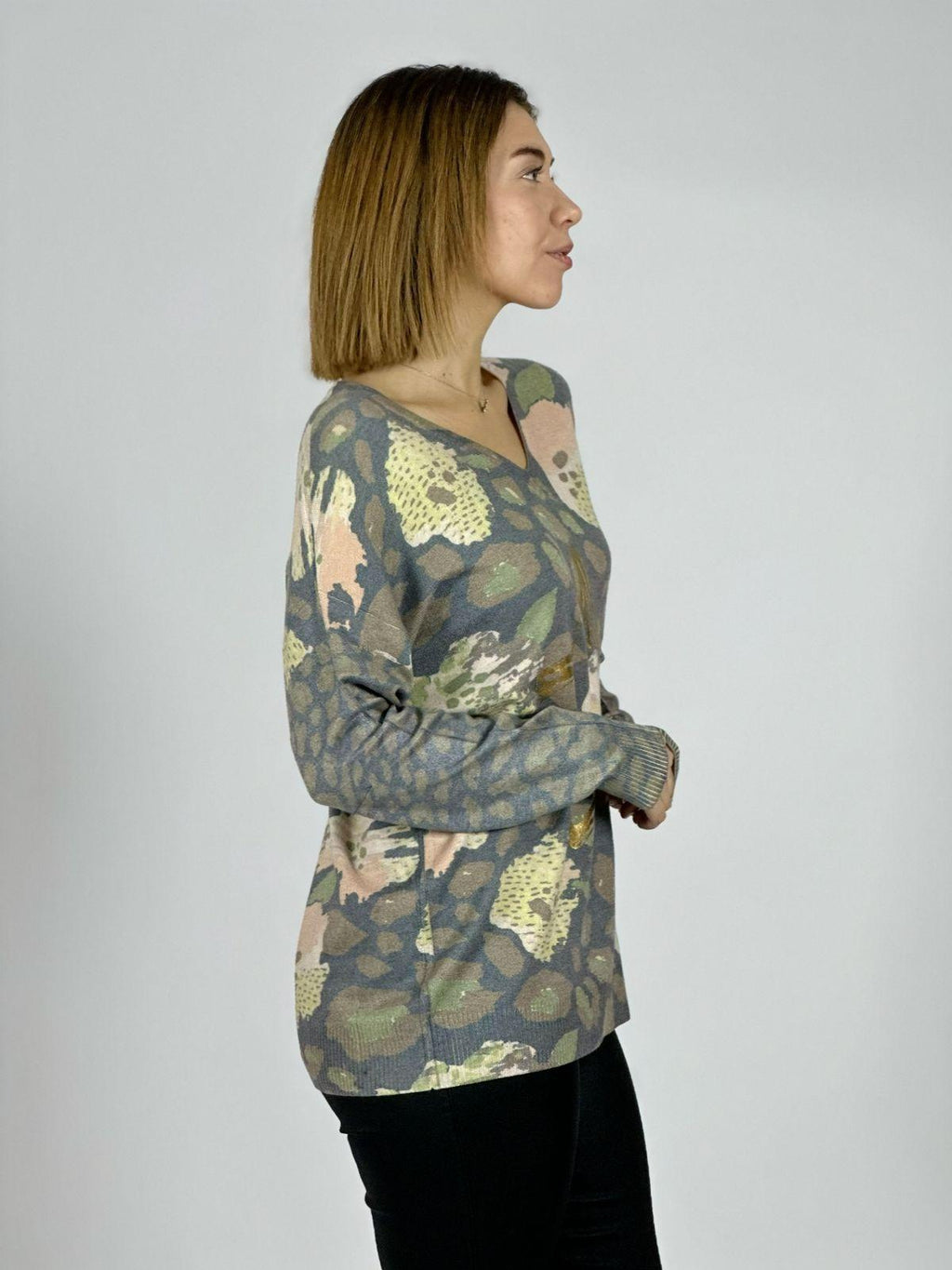 Sweater Print Estrella Dorada