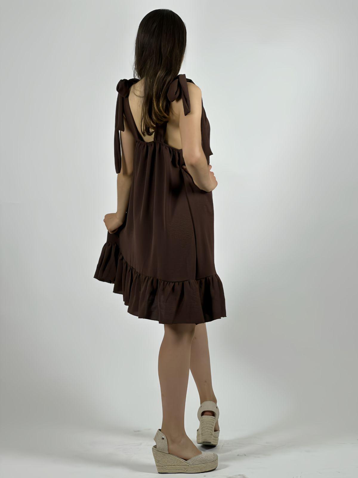 Mini Vestido Amarra en Hombros