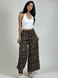 Palazzo Satín Estampado Print