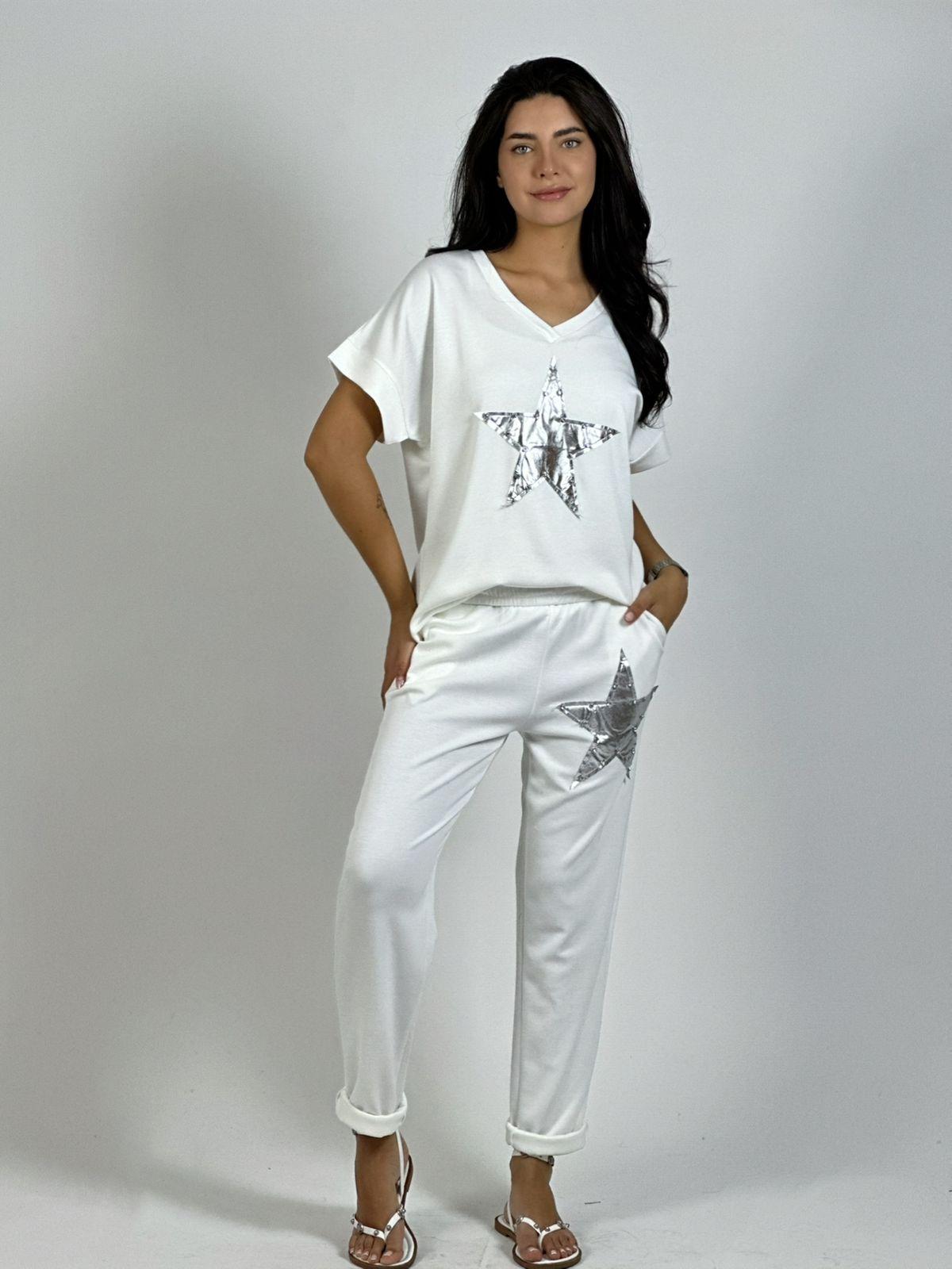 Polera de Algodón Con Estrella