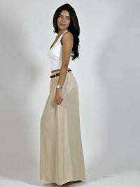 Palazzo Satinado con Cinturón