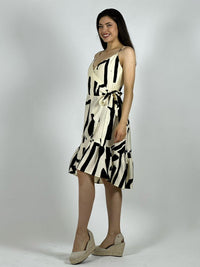 Mini Vestido Cruzado Viscosa