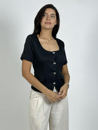 Polera Forrada Manga Corta