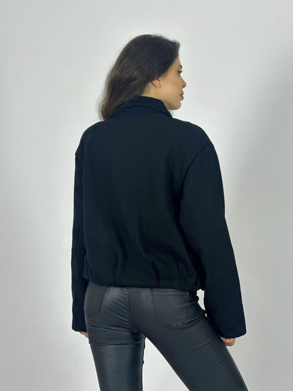 Chaqueta Bomber Paño Lisa
