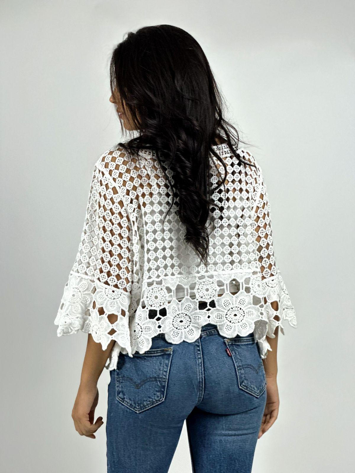 Polera Crochet Amarrada