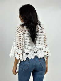 Polera Crochet Amarrada