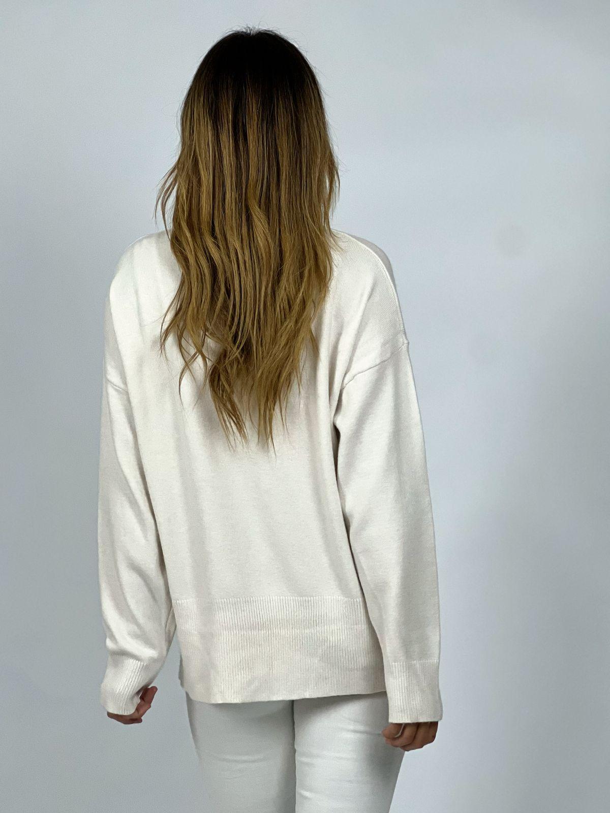 Sweater Lana Botones Dorados