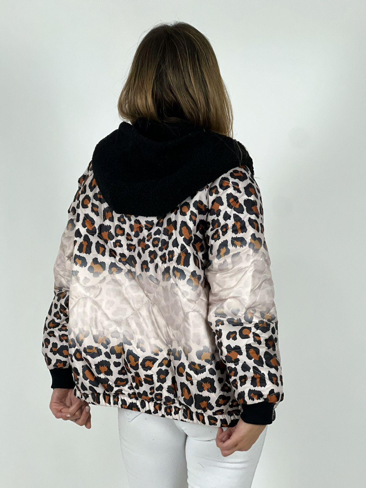 Parka con Lentejuelas Print