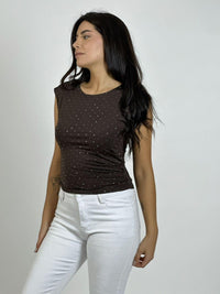 Polera Básica Puntos Brillantes