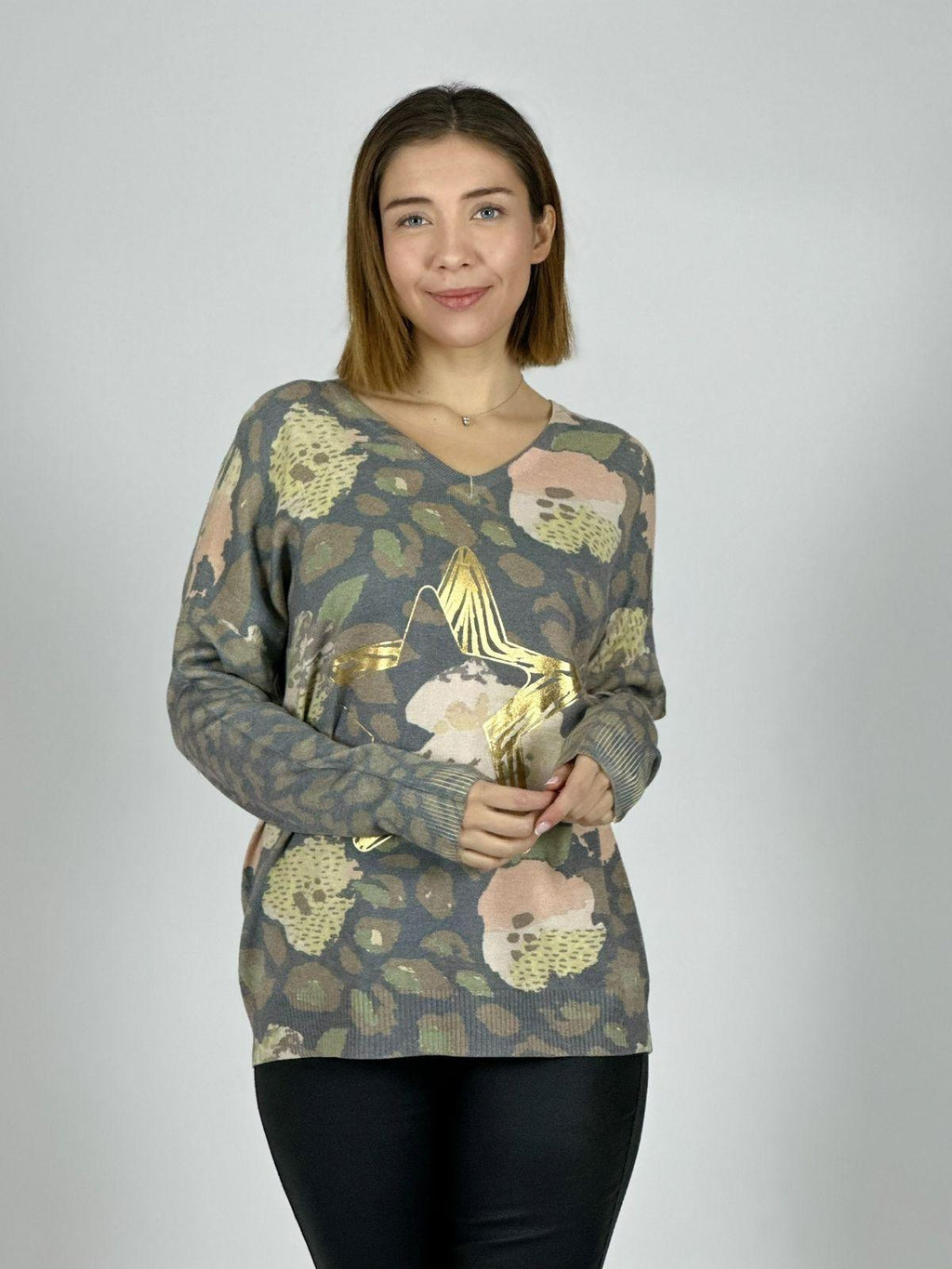 Sweater Print Estrella Dorada
