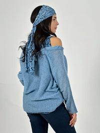 Polera Doble Italiana Con Lazo Print