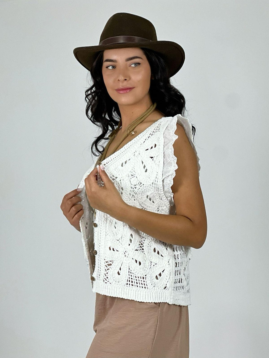 Tejido Crochet Abotonado