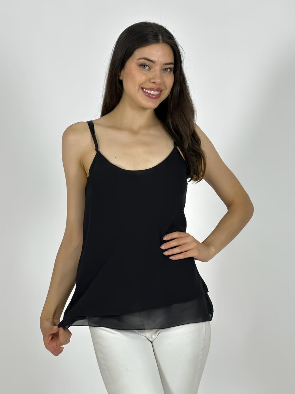 Polera Lencera Gaza Doble