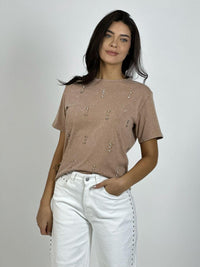 Polera Algodón con Tachas