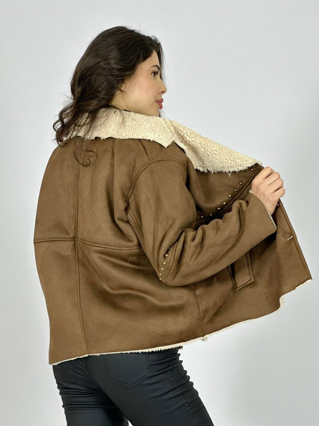 Chaqueta Aviadora Achiporrada con Tachas