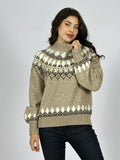 Sweater Lana Diseño Tipo Rombo