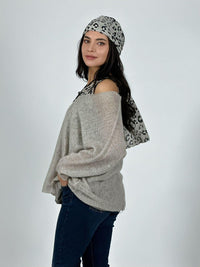 Polera Doble Italiana Con Lazo Print