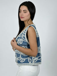 Gillete Boho Chic Diseño Bordado