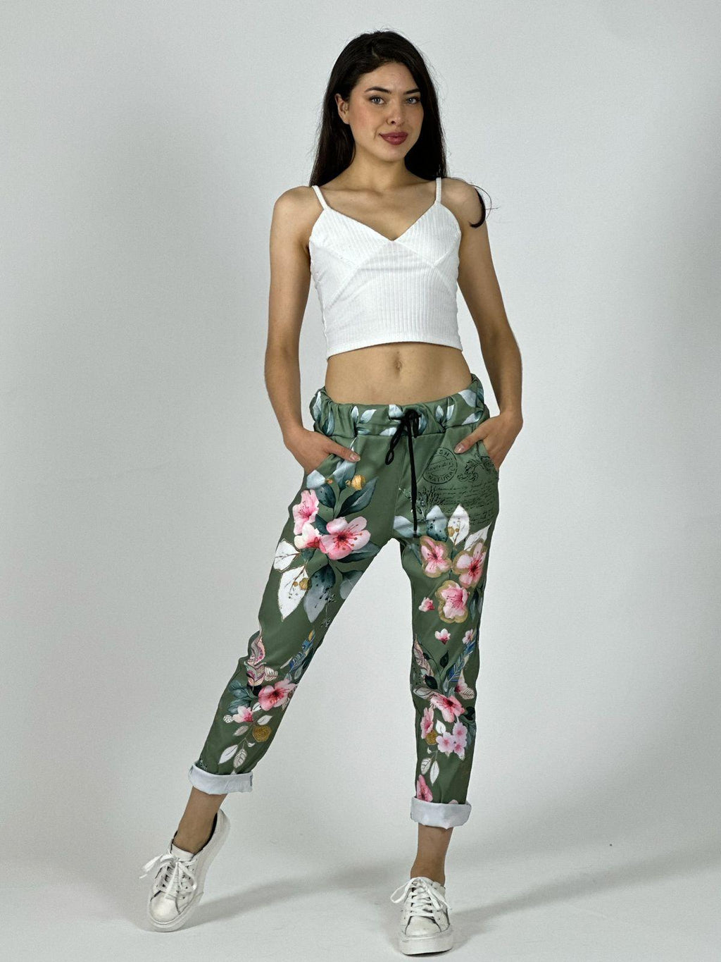 Jogger Italiano Viscosa Floral