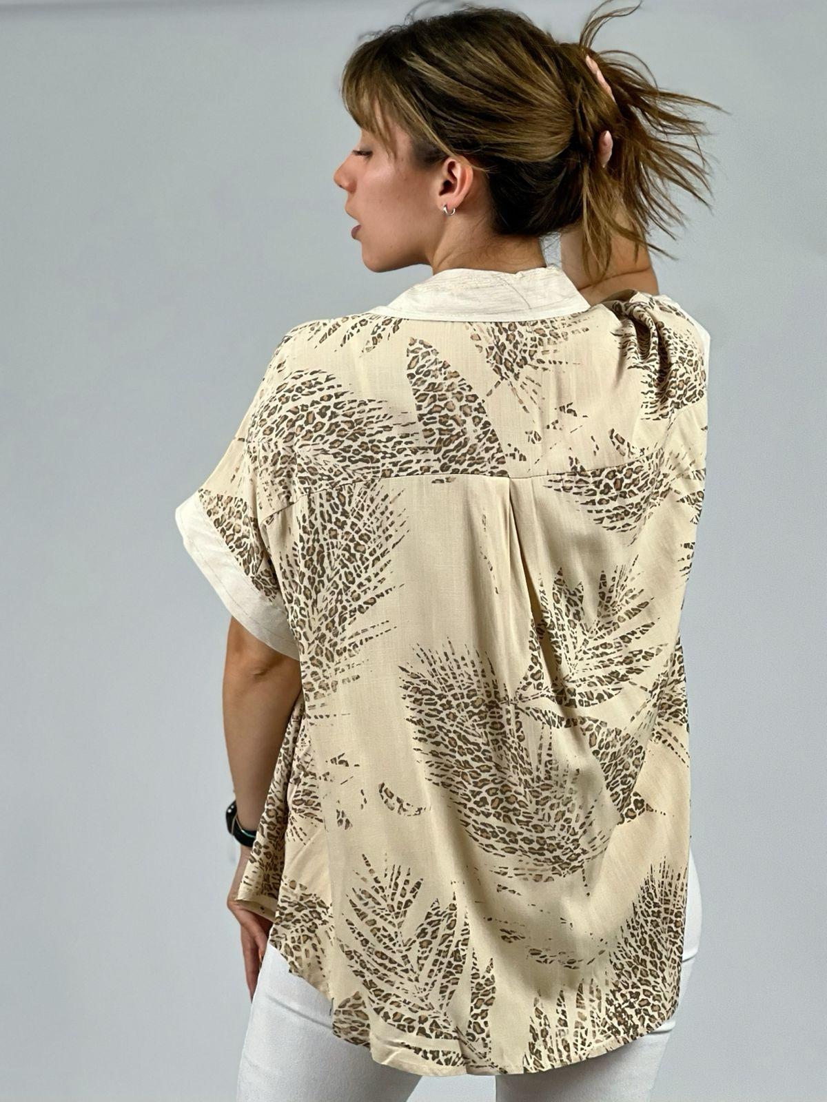 Blusa Lino Estampados print