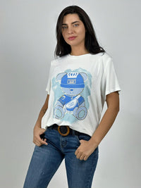 Polera Algodón Osito Líneas