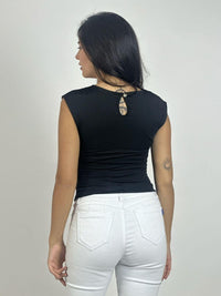 Polera Básica Puntos Brillantes