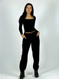 Pantalón Italiano Estilo Mom