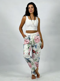 Jogger Italiano Gabardina Floral