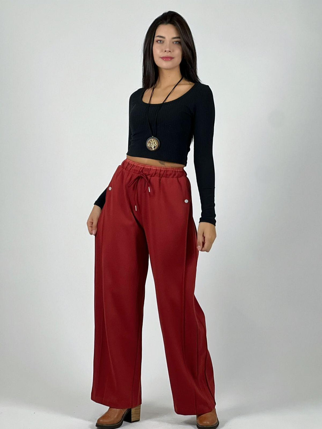 Pantalón de Algodón Doble Pretina