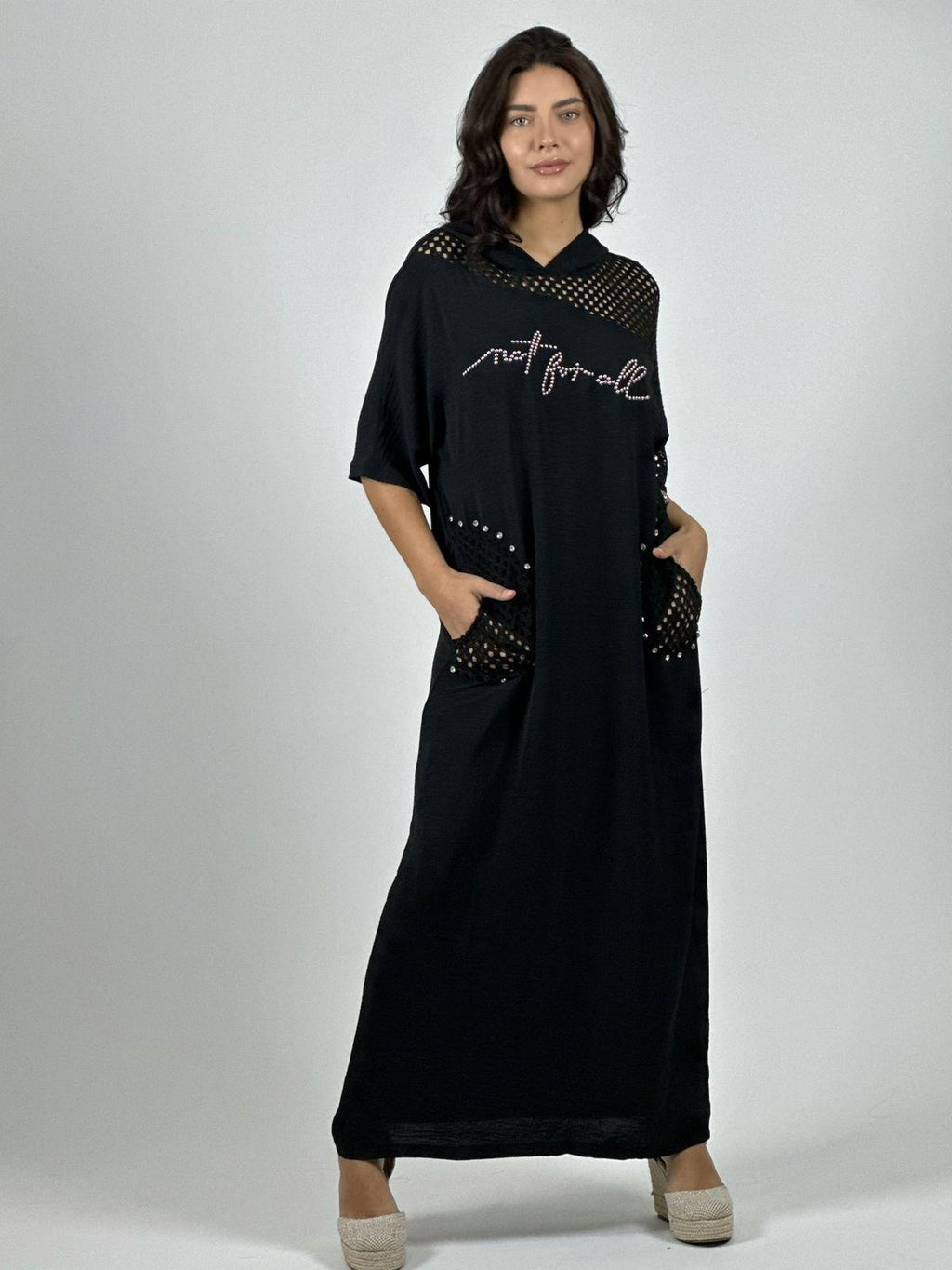 Vestido Lino Largo Holgado