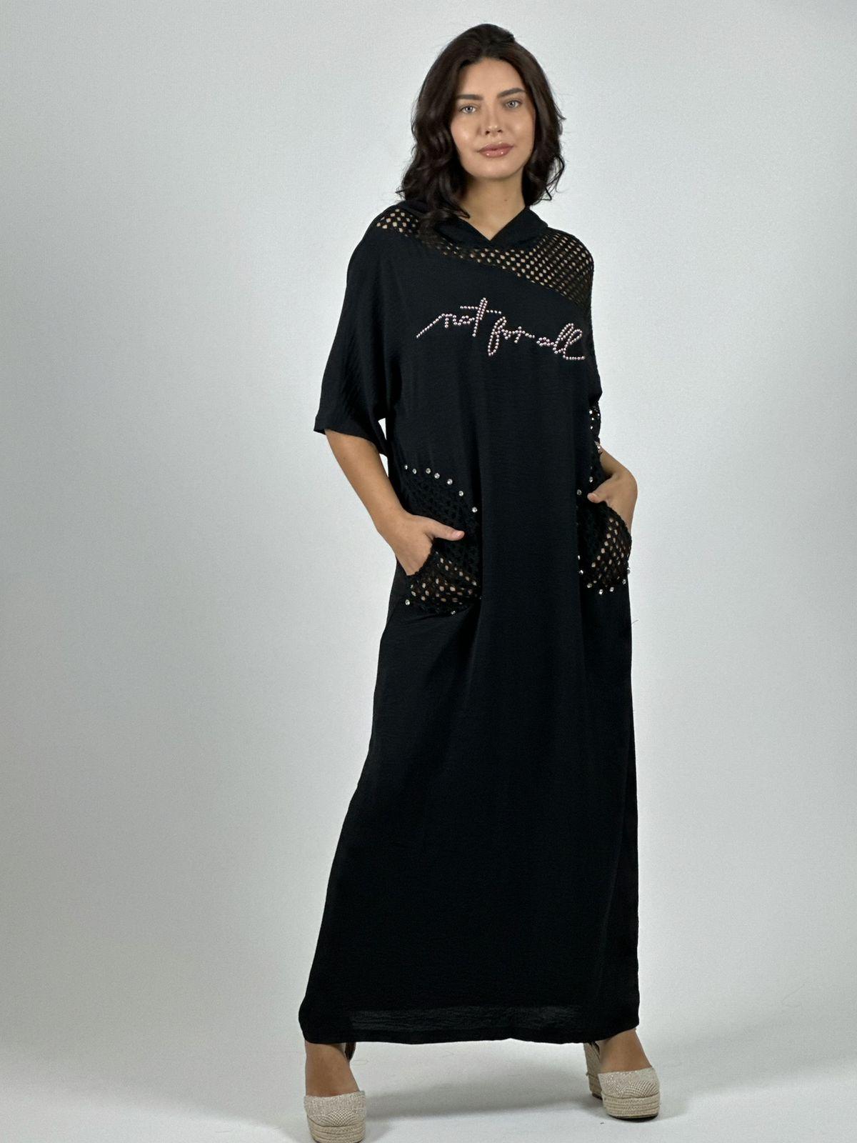 Vestido Lino Largo Holgado