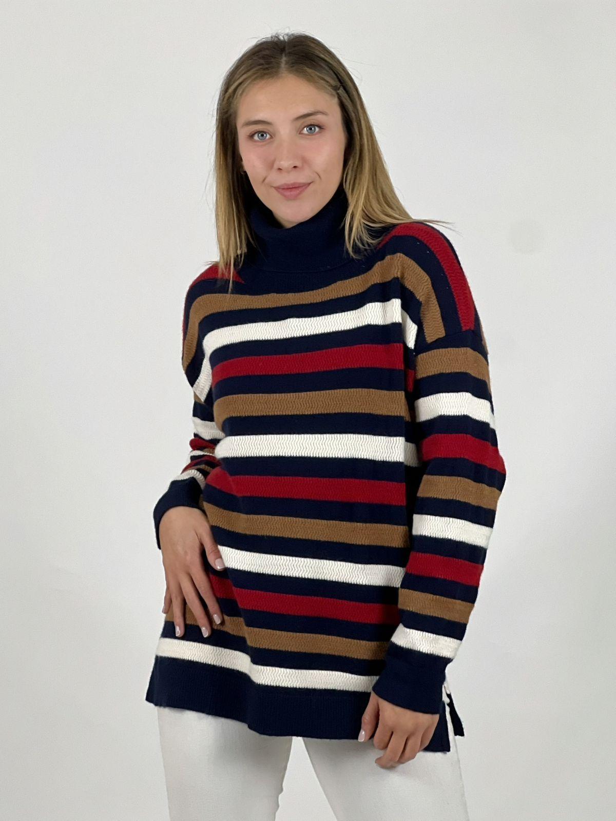Sweater Lana Lineas Horizontales