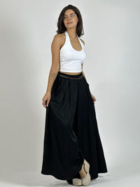 Palazzo Satinado con Cinturón