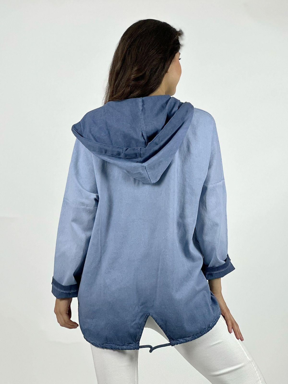 Polerón Algodón Con Cierre y Letras